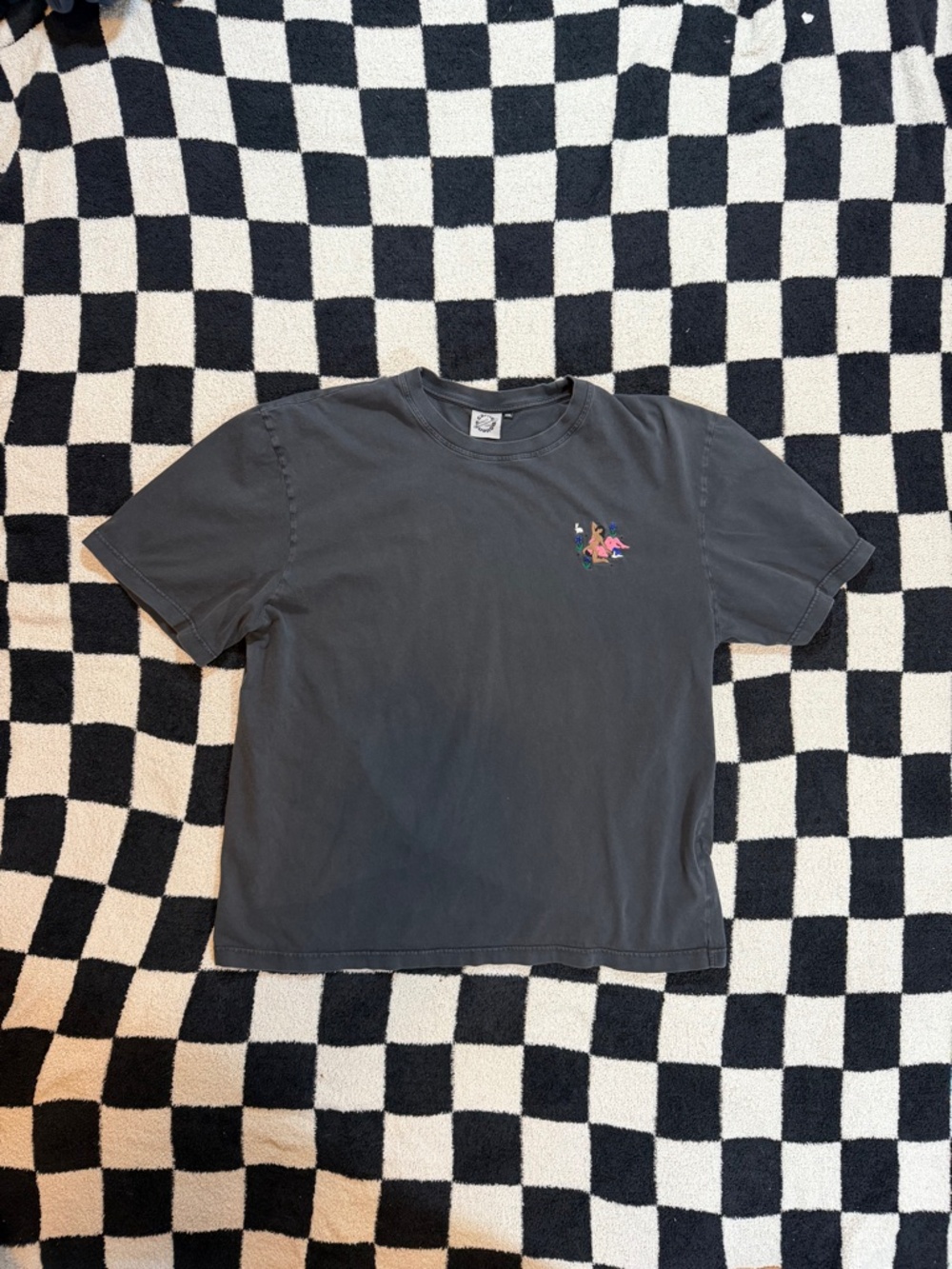 carne bollente washed black eat out shirt size xxl